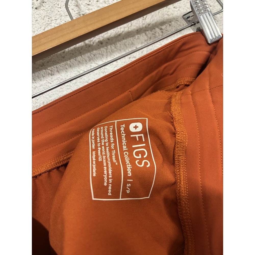 FIGS Technical Collection Orange Scrub Pants Size S - Picture 5 of 5